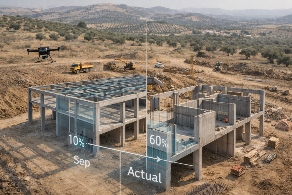 Servicios para Ingeniería y Obras - Seguimiento de obras con dron